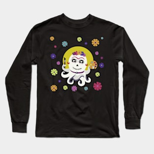 Octopus painter Long Sleeve T-Shirt